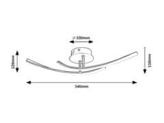 Rabalux TATJANA LED stropné svietidlo 3143