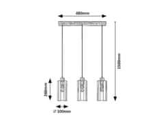 Rabalux TANNO závesné svietidlo 72123