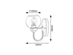 Rabalux TIRINA kúpeľňové svietidlo 75005