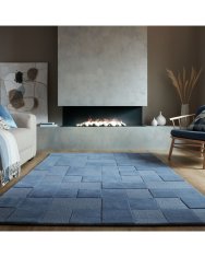 Flair Kusový koberec Moderno Checkerboard Blue 120x170