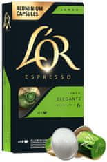 L'Or Espresso Lungo Elegante 10 hliníkových kapsulí kompatibilných s kávovary Nespresso®*