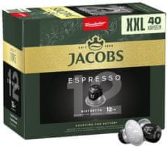 Jacobs Espresso Ristretto intenzita 12, 40 ks kapsúl, kompatibilná s kávovarmi Nespresso