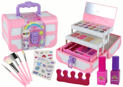 shumee Beauty Set Kozmetika Makeup Nail Art Pink Case