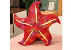 shumee Maskot Plyšový Vankúš Starfish Red 20 cm