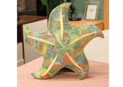 shumee Maskot Plyšový vankúš Starfish Green 20 cm