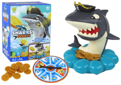 shumee Arkádová hra Shark Pirate Exploding Coins Koleso na kreslenie