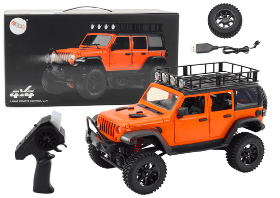 shumee Diaľkovo ovládané RC terénne auto 2.4G 4x4 Drive Orange