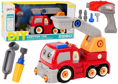 shumee Cartoon Boom Truck na demontáž DIY Red