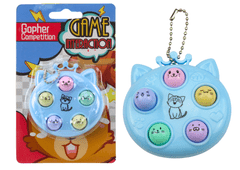 shumee Kľúčenka Mini arkádová hra Wac A Mole Cats Blue