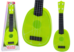 shumee Ukulele pre deti mini gitara 4 strunové ovocné limetkovo zelené 15"