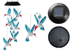 shumee Solárna lampa Kolibríky Vtáky LED farebné