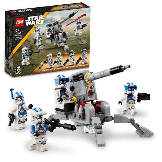 shumee Bojová súprava LEGO STAR WARS – Klonoví vojaci 501. légie 75345