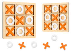 shumee Hra Tic-Tac-Toe Strategická drevená logika