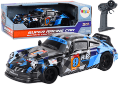 shumee RC auto na diaľkové ovládanie 1:18 Gumové kolesá Drift Blue