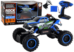 shumee Off-road diaľkovo ovládané RC auto 1:14 2,4G modré