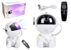 shumee Astronautský projektor s LED Star USB diaľkovým ovládačom