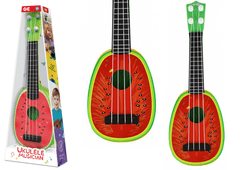 shumee Detská mini gitara na ukulele 4 struny ovocný melón 15"