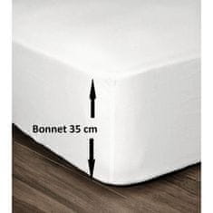 shumee KRÁSNY DOMOV Prestieradlo 100% bavlna 180x200 cm - Klobúk 35 cm - Biela