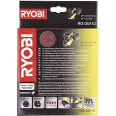 shumee Kotúče RYOBI 10 125 mm pre excentrickú brúsku