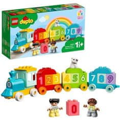 shumee LEGO 10954 DUPLO Vláčik s číslami - Naučte sa počítať Náučné hry 1,5 roka, darček pre dieťa alebo náučná súprava