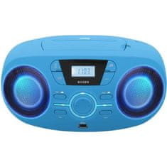 shumee Prenosné rádio BIGBEN CD61BLUSB Cd Usb Blue + svetelné reproduktory