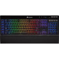 shumee Mechanická klávesnica CORSAIR Gamer K57 RGB – bezdrôtová – RGB LED podsvietená – čierna (CH-92C015-FR)