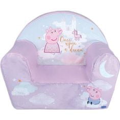 shumee FUN HOUSE Kreslo Peppa Pig Club - šírka 52 x hĺbka 33 x výška 42 cm - Pre deti, záruka francúzskeho pôvodu