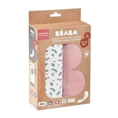 shumee BEABA, Box 2 SLIPS 120 cm - Dusty Pink / Floral Wies