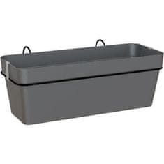 shumee ARTEVASI - Balkónový kvetináč Capri re set 50cm v2 antracit 50,2 x 28,5 x výška 20 cm - 1,45 l