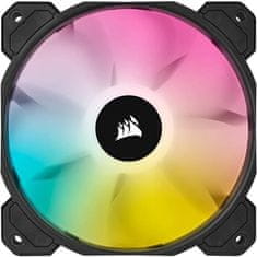 shumee Ventilátor CORSAIR série SP – SP120 RGB ELITE – 120 mm RGB LED ventilátor s AirGuide – jedno balenie (CO-9050108-WW)