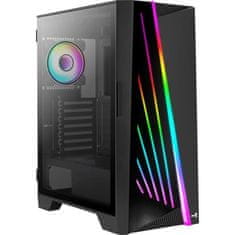 shumee PC skriňa - AEROCOOL - Mirage G V1 - Skrinka bez zdroja - Medium tower - Formát ATX - Čierna (ACCM-PB25013.11)