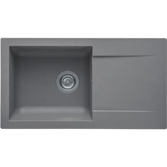 shumee Drez STRADOR EINNA, v SMC GREY CONCRETE - 16, 1 misa, rozmer 78 * 43,5 cm, ručné vypúšťanie