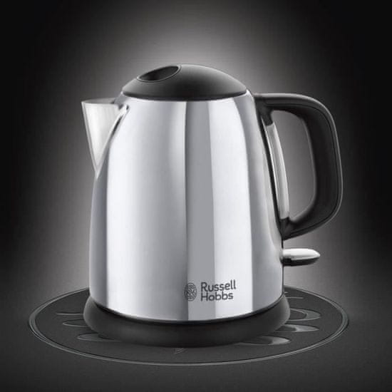 shumee RUSSELL HOBBS 24990-70 - Kompaktná rýchlovarná kanvica Victory - 1L - 2200 W - Lesklá oceľ