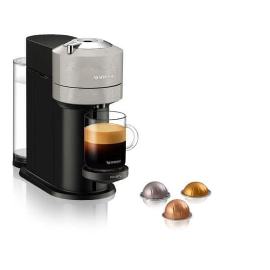 shumee KRUPS Vertuo Next kávovar Nespresso 1,1 l svetlosivá YY4298FD