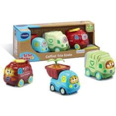 shumee VTECH Tut Tut Bolides - Ecolo Trio Box - Hasič + Smetiarske auto + Malé nákladné auto