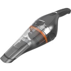 shumee BLACK + DECKER NVC220WC-QW - Ručný vysávač - Dustbuster Lithium 7,2V - EasyGrip - Chróm a titán