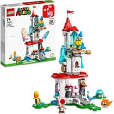 shumee LEGO 71407 Super Mario The Frozen Tower a Rozširujúca súprava kostýmov Peach Cat, Stavebnica, Minifigúrka ropucha, Hrad F