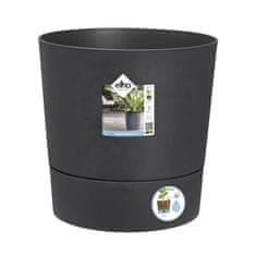 shumee ELHO - Kvetináč - Greensense Aqua Care Round 35 - Charcoal Grey - Interiér/exteriér - Ø 34,5 x V 34,1 cm