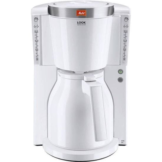 shumee MELITTA 1011-11 Cafetiere Look IV Therm Selection 1011-11 Biela / Brúsená oceľ