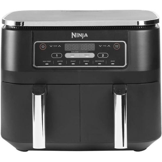 shumee NINJA FOODI AF300EU - Bezolejová dvojzónová fritéza - Synchronizácia, prispôsobenie funkcií - 6 režimov varenia - 7,6 l - 2400 W