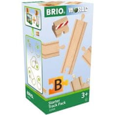 shumee BRIO World - 33394 - Štartovacia sada - 13 koľajničiek - Balík B