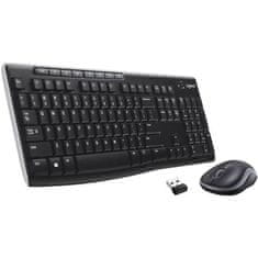 shumee Sada klávesnice LOGITECH MK270 - bezdrôtová - AZERTY