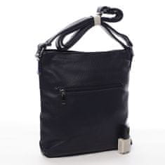 Romina & Co. Bags Praktická dámska koženková crossbody kabelka Stylish Ann, modrá