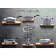 Berlingerhaus Pekáč okrúhly s mramorovým povrchom s pokrievkou 32 cm Gray Stone Touch Line BH-1157