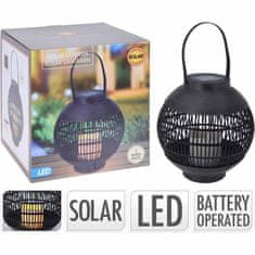 ProGarden Lampáš solárny s LED sviečkou 22 x 23 cm KO-CX2100090