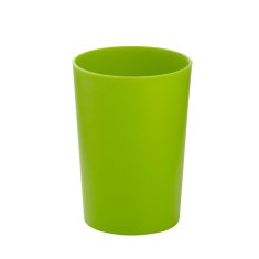 Kela Pohár MARTA plastik zelená H 11cm / Ř 8cm KL-24171