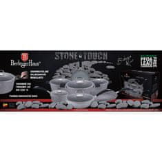 Berlingerhaus Wok s mramorovým povrchom s pokrievkou 28 cm Gray Stone Touch Line BH-1160