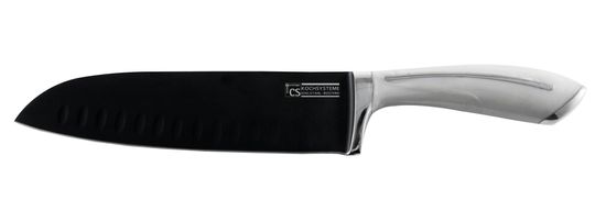 CS Solingen Nôž Santoku s titánovým povrchom 16 cm GARMISCH CS-070571