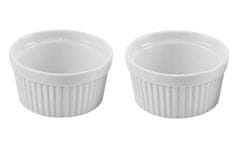 EXCELLENT Miska na creme brullée súprava 2 ks porcelán 11 cm KO-Q51900100