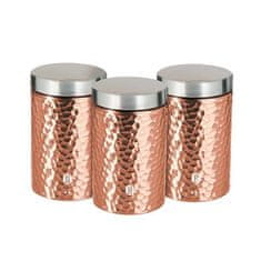 Berlingerhaus Dóza na potraviny sada 3 ks Primal Rosegold Metallic Line BH-6715